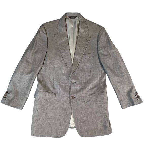 Paul Stuart 2 PC Wool and Silk Suit Size 42-36 Tall/Long Made in Canada - Picture 1 of 12